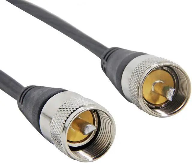 Alt view image 3 of 4 - RG58 Coax Cable, CB Antenna Cable, 10FT(3m) PL 259 UHF Male to Male Cable, 50 Ohm Low Loss for HAM Radio Antenna