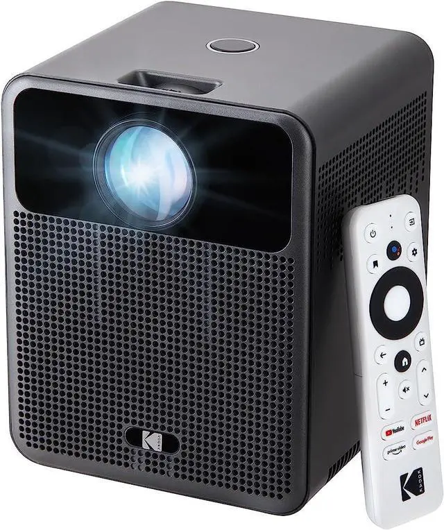 Main image of KODAK FLIK HD10 1080p Smart Projector, Android TV, Voice Remote, Black