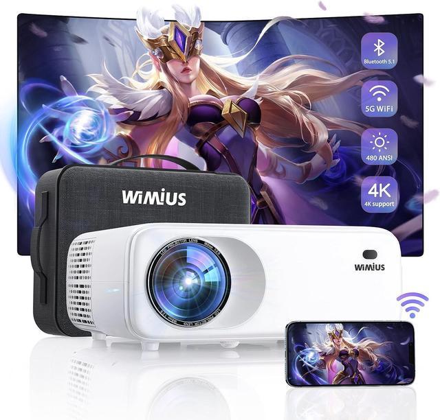  WiMiUS Projector with WiFi and Bluetooth, Native 1080P