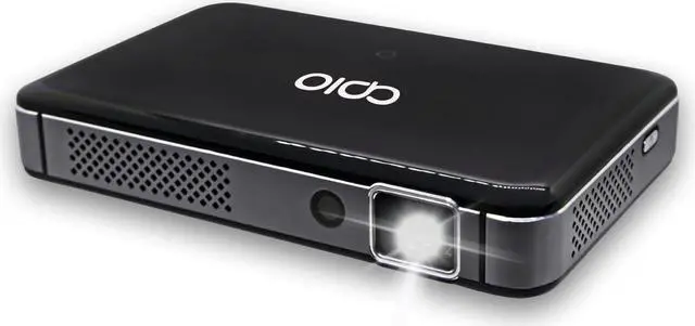 Main image of APIO Resolution 1080p Auto Focus, 400 ANSI Lumen DLP Pro Pocket Projector with HDMI/Type C Supports, Built-in Rechargeable Battery and Speakers for Streaming Movies, Laptops, Phones, Home & Outdoor