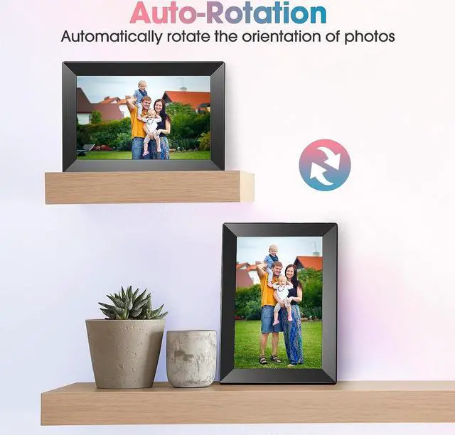 Alt view image 3 of 7 - WiFi 10.1'' Digital Picture Frame with 1280x800 Resolution, Touchscreen Digital Photo Frame Share Photos and Videos Remotely via APP - Gift Guide for Family and Friends, Welcome to consult
