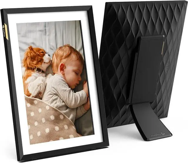 Main image of Nixplay 10.1 inch Touch Screen Smart Digital Picture Frame with WiFi (W10P) - Black Classic Matte - Share Photos and Videos Instantly via Email or App - Preload Content, Welcome to consult