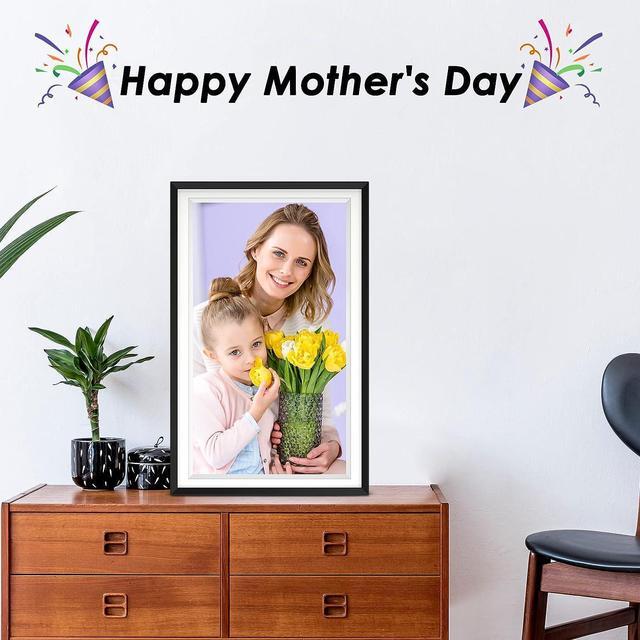 Alt view image 6 of 7 - Digital Picture Frame Large 15.6 Inch, Mvgges WiFi Digital Photo Frame 32GB with 1920 * 1080 IPS Full HD Touchscreen, Wall-mountable, Share Photos and Videos Instantly from Anywhere via Free App