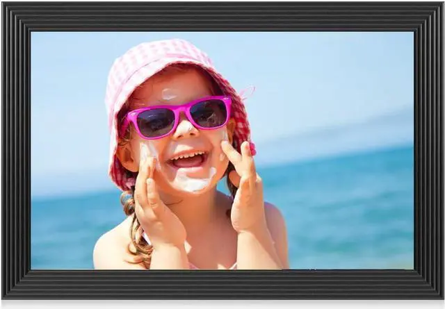 Main image of Digital Picture Frames Load from Phone, Frameo 10.1 inch Smart WiFi Digital Photo Frames You Can Send Pictures to, 1280x800 IPS LCD Touch Screen, Built in 32GB, Gift for Friends and Family