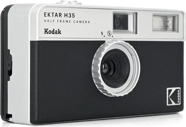 Alt view image 2 of 7 - KODAK EKTAR H35 Half Frame Film Camera, 35mm, Reusable, Focus-Free, Lightweight, Easy-to-Use (Black) (Film & AAA Battery are not Included)