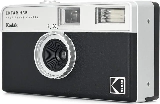 Alt view image 3 of 7 - KODAK EKTAR H35 Half Frame Film Camera, 35mm, Reusable, Focus-Free, Lightweight, Easy-to-Use (Black) (Film & AAA Battery are not Included)