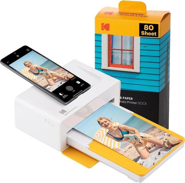 KODAK Dock Plus 4PASS Instant Photo Printer (4x6 inches) + 90 Sheets Bundle,  Welcome to consult 