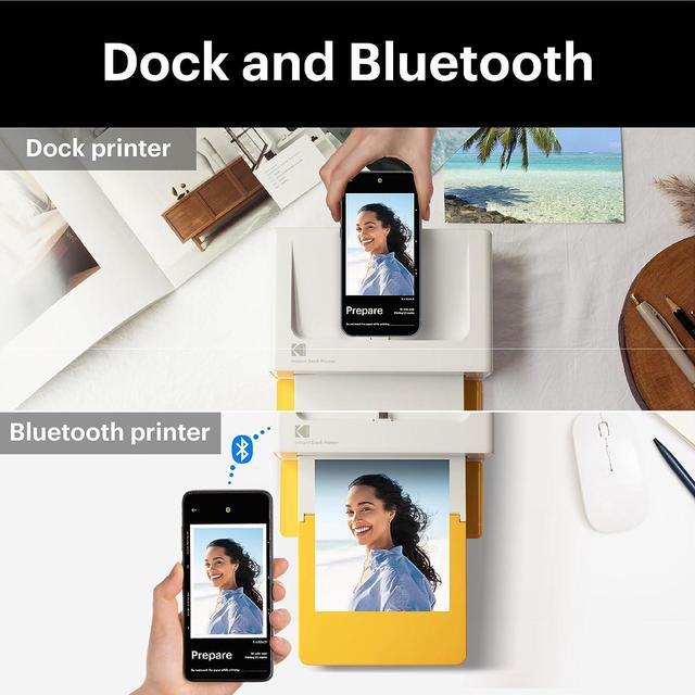 Alt view image 6 of 7 - KODAK Dock Plus 4PASS Instant Photo Printer (4x6 inches) + 90 Sheets Bundle, Welcome to consult