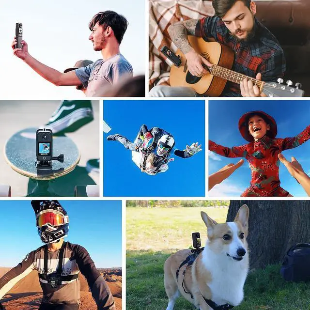 Alt view image 2 of 7 - SJCAM C300 4K 20MP Action Camera Wearable Handheld, 7 Hours Battery Life, Touch Screen, 6-Axis Stabilizer, 154° FOV 8X Zoom, Waterproof Camera Underwater 98ft, 5G WiFi 720P Live, 32G SD Card and Kits