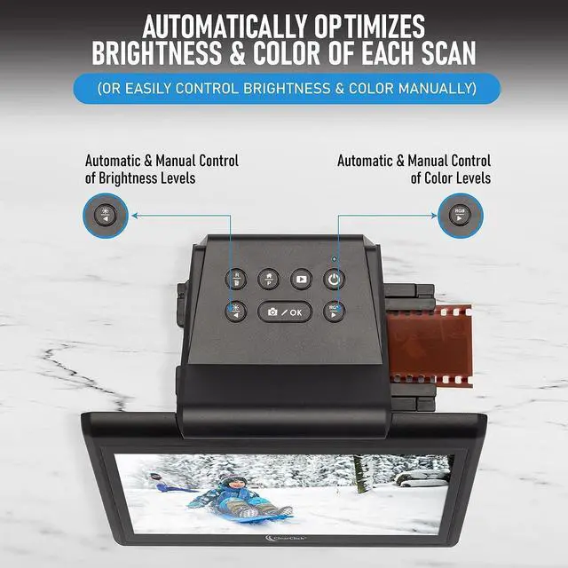 Alt view image 4 of 6 - ClearClick Virtuoso 3.0 (Third Generation) 22MP Film & Slide Scanner (35mm, 110, 126) with Large 7" LCD Screen - Convert Slides and Negatives to Digital Photos, Welcome to consult