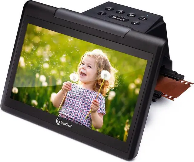 Main image of ClearClick Virtuoso 3.0 (Third Generation) 22MP Film & Slide Scanner (35mm, 110, 126) with Large 7" LCD Screen - Convert Slides and Negatives to Digital Photos, Welcome to consult