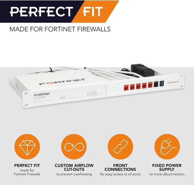 Alt view image 2 of 7 - R RACKMOUNT·IT | RM-FR-T14 | Rack Mounting Kit for FortiGate 40F, Welcome to consult