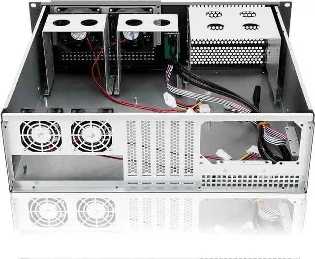 Alt view image 5 of 5 - RackChoice 3u Rackmount Server Chassis MATX/Mini-ITX 3x5.25 Support ATX PSU with Either top or Side Cooling, Welcome to consult