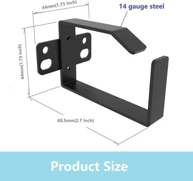 Alt view image 3 of 7 - QiaoYoubang 5 Pieces of 1.7 x 2.7in Server Rack Cable Management D-Ring Hooks - Network Rack-Mount Cord Organizer Ring Set for Power Cords, Fiber Optic or Network Patch Cables (5DRing)