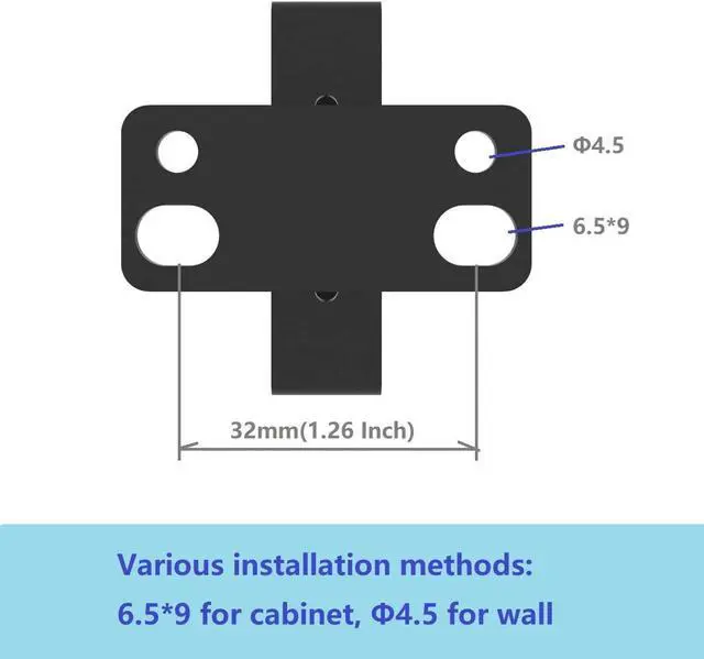 Alt view image 4 of 7 - QiaoYoubang 5 Pieces of 1.7 x 2.7in Server Rack Cable Management D-Ring Hooks - Network Rack-Mount Cord Organizer Ring Set for Power Cords, Fiber Optic or Network Patch Cables (5DRing)