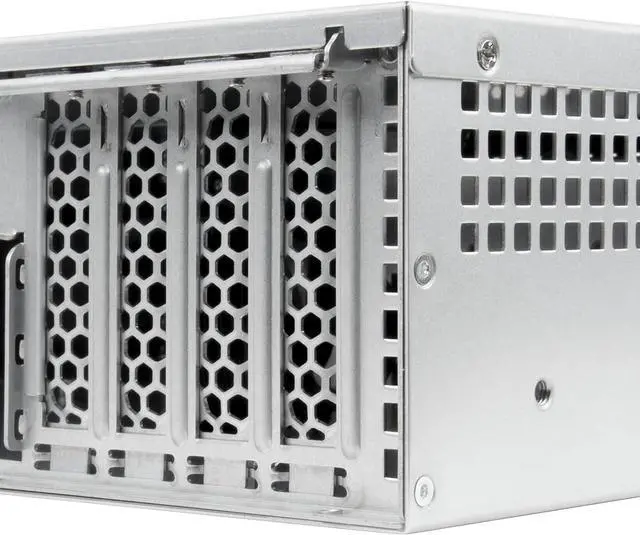 Alt view image 5 of 7 - SilverStone Technology RM23-502-MINI 2U Dual 5.25'' Drive Bay Micro-ATX rackmount Server Chassis, SST-RM23-502-MINI