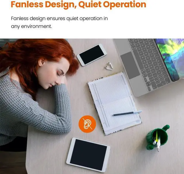 Alt view image 4 of 7 - Tenda TEG1024G, 24 Port Gigabit Ethernet Unmanaged Switch, Network Hub, Ethernet Splitter, Plug & Play, Fanless Metal Design, Flexible Mounting, Limited Lifetime Protection