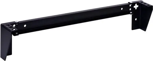 Main image of RackPath 1U Vertical Wall Mount Rack - Heavy Duty 125lbs Capacity Vertical Mounting Bracket