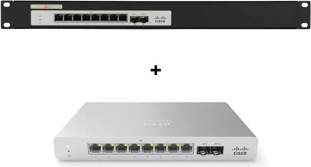 Alt view image 3 of 3 - R RACKMOUNT·IT | RM-CI-T3 | Rack Mounting Kit for Cisco Meraki Go GS110-8/Go GS110-8P/120-8-HW / 120-8LP-HW, Welcome to consult