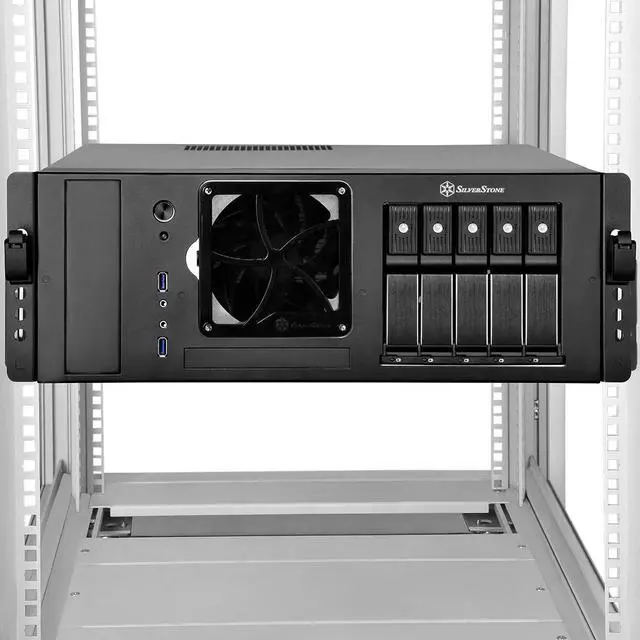 Alt view image 6 of 7 - SilverStone Technology RMS05-22 Tool-Less Ball Bearing Sliding Rail kit for Silverstone RM44 / RM51 rackmount Chassis, SST-RMS05-22