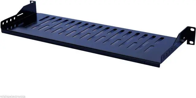 Main image of Raising Electronics Server Shelf Cantilever Tray Vented Shelves Rack Mount 19 Inch 1U 6Inch (150mm) Deep