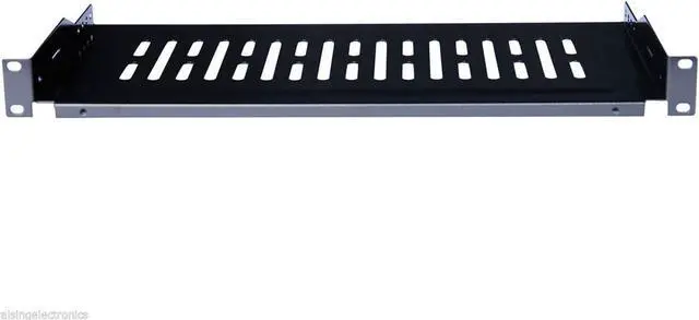 Alt view image 2 of 4 - Raising Electronics Server Shelf Cantilever Tray Vented Shelves Rack Mount 19 Inch 1U 6Inch (150mm) Deep