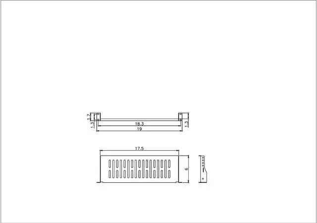 Alt view image 4 of 4 - Raising Electronics Server Shelf Cantilever Tray Vented Shelves Rack Mount 19 Inch 1U 6Inch (150mm) Deep