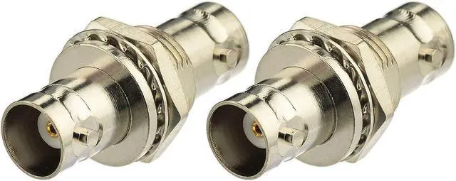 Alt view image 4 of 7 - Bingfu BNC Female to BNC Female 50 Ohm Coaxial Connector Adapter 2-Pack for Wireless Microphone System Receiver CB Amateur Radio UHF VHF Mobile Ham Radio Antenna Front Patch Panel Rack Mount