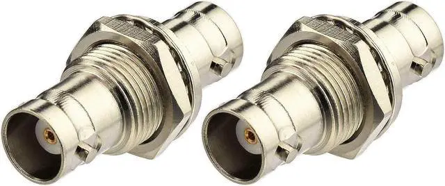 Alt view image 3 of 7 - Bingfu BNC Female to BNC Female 50 Ohm Coaxial Connector Adapter 2-Pack for Wireless Microphone System Receiver CB Amateur Radio UHF VHF Mobile Ham Radio Antenna Front Patch Panel Rack Mount