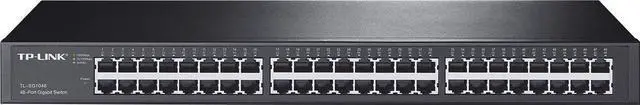 Main image of TP-Link 48-Port Unmanaged Gigabit Ethernet Switch, Steel Case, 19-inch Rack-Mount(TL-SG1048)