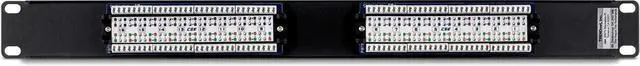 Alt view image 6 of 7 - TRENDnet 16-Port Cat5/5e Unshielded Patch Panel, TC-P16C5E, Wallmount or Rackmount, 1U 19", 100Mhz Connection, Ethernet/Fast Ethernet/Gigabit Ethernet (1000Base-T), Cat3/Cat4/Cat5 Compatible