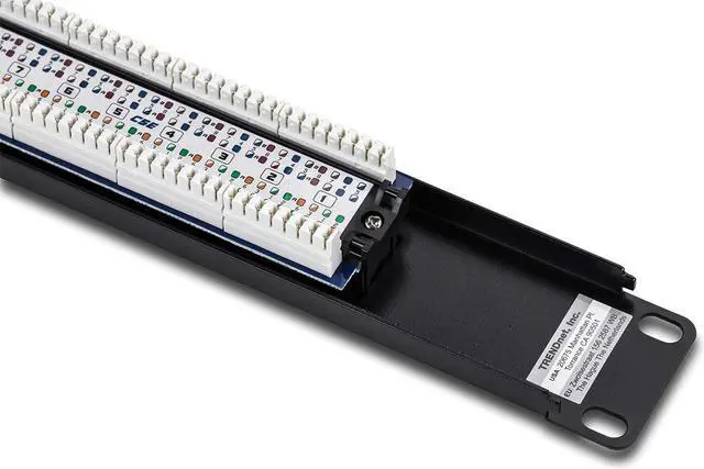 Alt view image 7 of 7 - TRENDnet 16-Port Cat5/5e Unshielded Patch Panel, TC-P16C5E, Wallmount or Rackmount, 1U 19", 100Mhz Connection, Ethernet/Fast Ethernet/Gigabit Ethernet (1000Base-T), Cat3/Cat4/Cat5 Compatible
