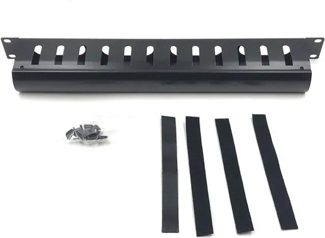 Main image of Raising Electronics1U Horizontal Rack Mount Metal Cable Management with Cover