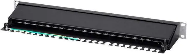 Alt view image 4 of 6 - Cat6A 1U Patch Panel - 19in, Shielded, 24 RJ45 Ports Dual IDC, Use with 22-26AWG - Entegrade Series