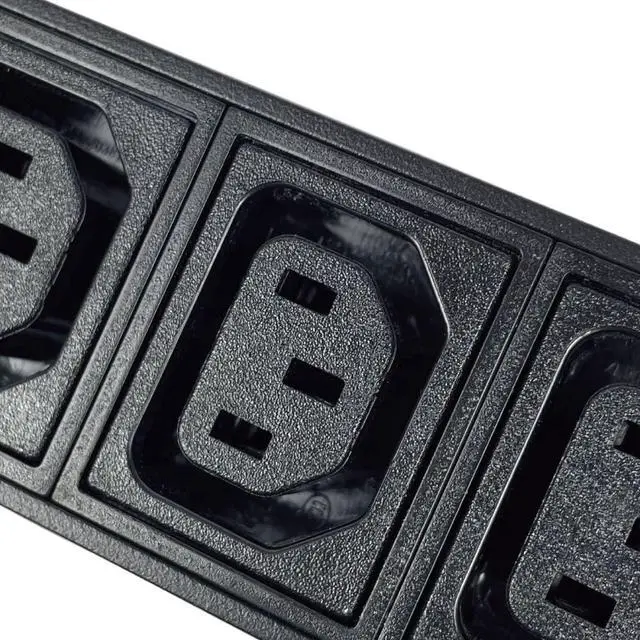 Alt view image 4 of 6 - Metered-Surge Protection PDU, 240V, L6-30P, 30A, 7200watts, (6) C13 & (2) C19 Outlets, Crypto Mining PDU, Data Centre PDU, ASIC/RIGS PDU