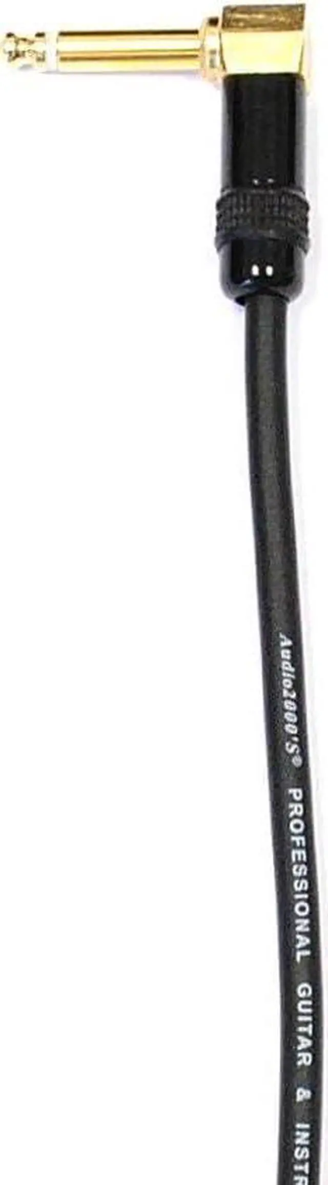 Alt view image 2 of 5 - Audio2000's C17006P2 6 Ft 1/4 TS Right Angle to XLR Male Cable (2 Pack)