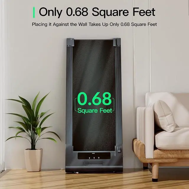 Alt view image 2 of 7 - UMAY 512 Walking Pad, 512N Under Desk Treadmill, P1 Small Treadmill, Ultra Quiet Walking Treadmills for Home Office with Remote Control, SPAX APP and LED Display, Installation-Free