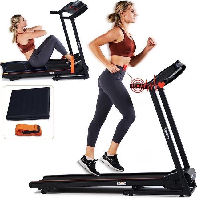 Ksports Treadmill Bundle Electric Folding Incline Treadmill with