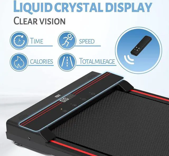 Alt view image 4 of 7 - Sperax Walking Pad-Under Desk Treadmill-Portable Treadmill for Home Office