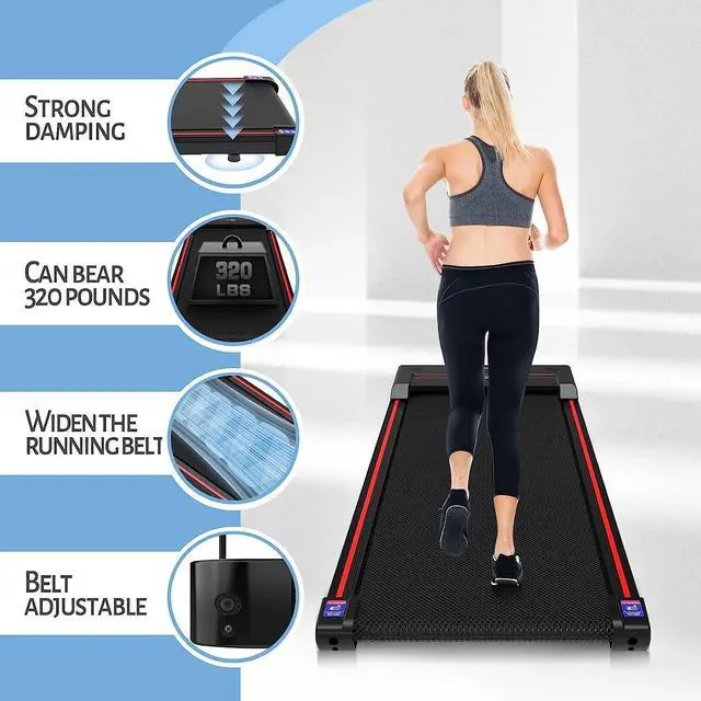 Alt view image 6 of 7 - Sperax Walking Pad-Under Desk Treadmill-Portable Treadmill for Home Office