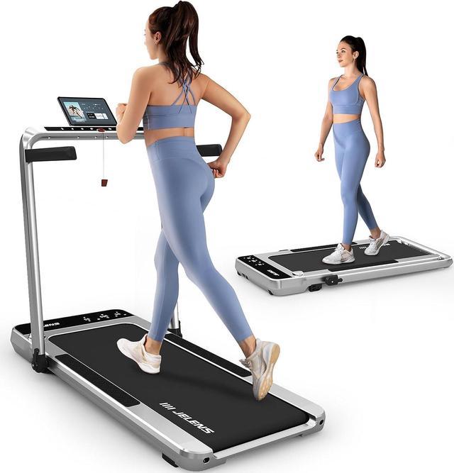 APP and Remote Control 2 in 1 Folding Treadmill Walking Pad with LED Display
