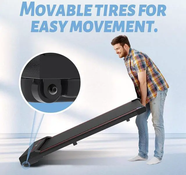 Alt view image 7 of 7 - Sperax Walking Pad-Under Desk Treadmill-Portable Treadmill for Home Office