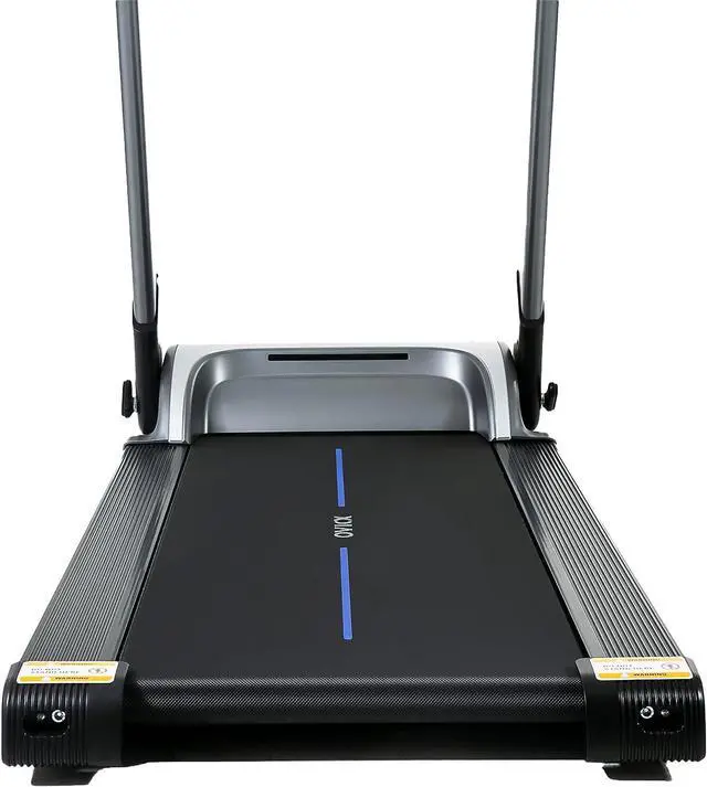 Alt view image 6 of 7 - OVICX Portable Foldable Compact Home Workout Equipment Treadmill w/Shock Absorption, Bluetooth Connectivity, Fitness App Membership, & Pulse Sensors