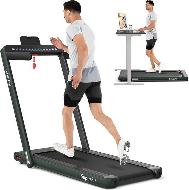 APP and Remote Control 2 in 1 Folding Treadmill Walking Pad with LED Display