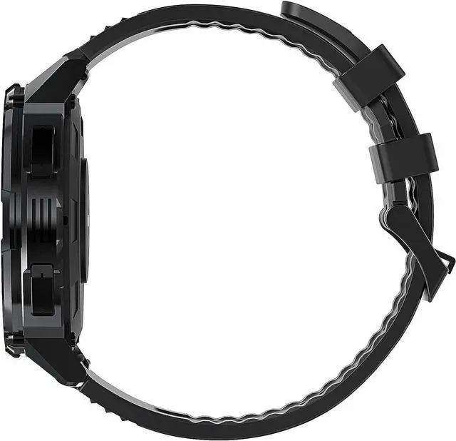 Alt view image 3 of 6 - Carbinox X-Ranger Smart Watch Rugged Fitness Tracker IP69K Waterproof Compatible with Android and iOS Phone Heart Rate Sport Modes, Black, 49mm Diameter