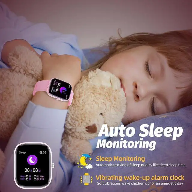 Alt view image 5 of 7 - YOUSOKU Fitness Tracker Watch for Kids, IP68 Waterproof Kids Smart Watch with 1.5" DIY Dials 19 Sport Modes, Pedometers, Heart Rate, Sleep Monitor, Great Gift for Boys Girls Teens 6-14