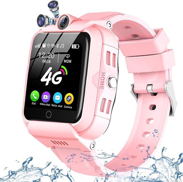 2023 Model 4G Kids Smart Watch Preinstalled SpeedTalk SIM Card GPS Locator  -BLUE