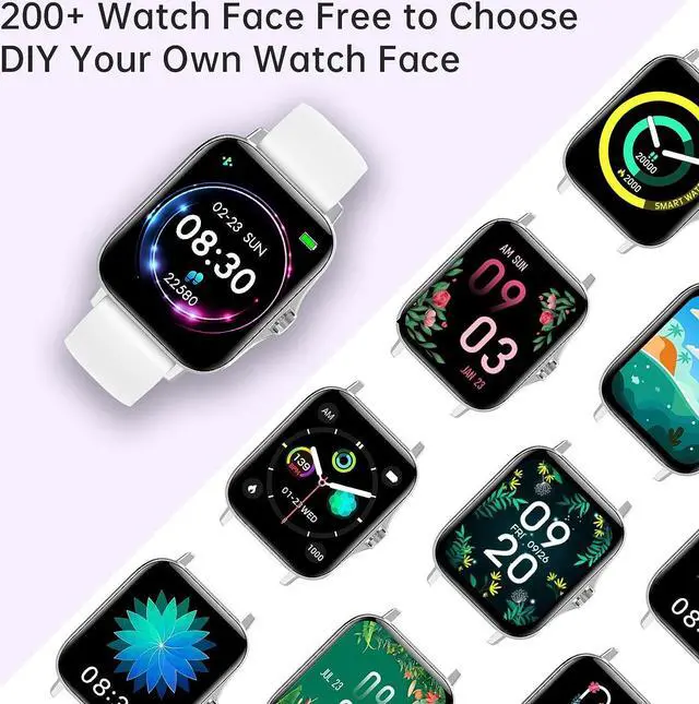 Alt view image 4 of 7 - Colesma Smartwatch for Women(Answer/Make Call), Waterproof Fitness Tracker with Health Monitor Heart Rate/Blood Pressure/Blood Oxygen, 1.69" HD Full Touch Screen Smart Watch for iPhone & Android