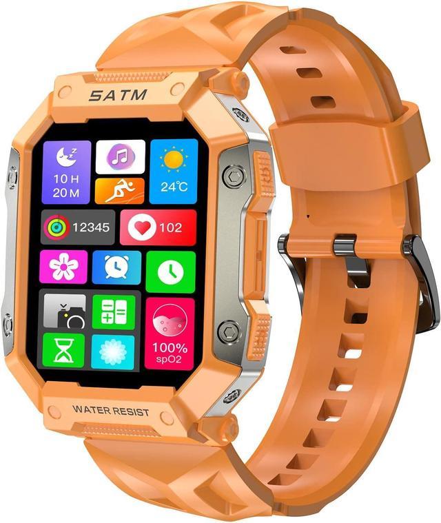 Waterproof smart watch compatible with clearance iphone