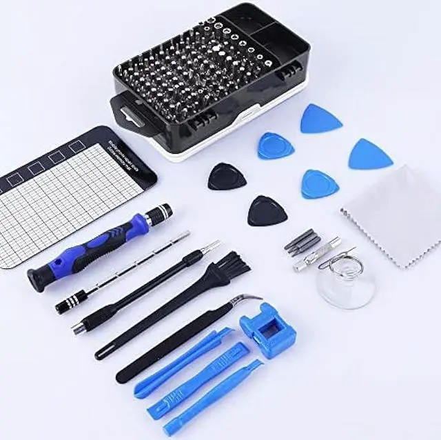 Alt view image 5 of 7 - HPFIX Precision Screwdriver Sets 124-Piece Computer Tool Kit with 101 Bits Magnetic, Electronics Repair Tool Kit for iPhone, MacBook, Laptop, PC, Tablet, PS4, Xbox, Nintendo, Game Console